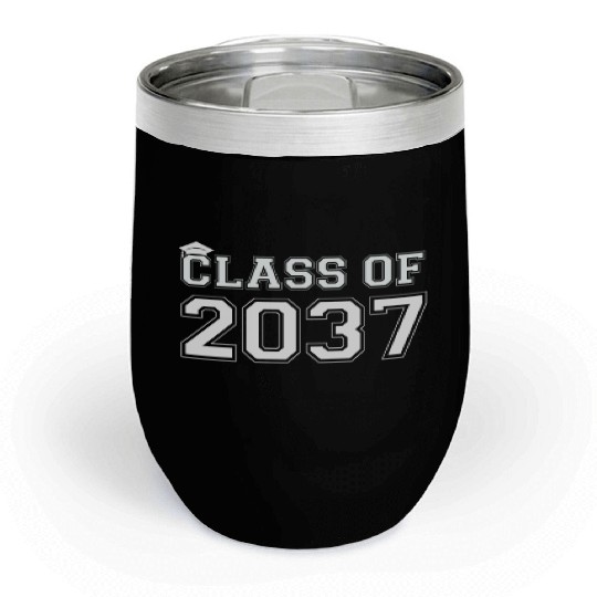 Class Of 2037 Pre K Grow With Me Graduation Chill Wine Tumblers