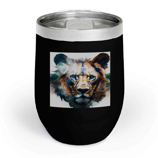 Lion Chill Wine Tumblers
