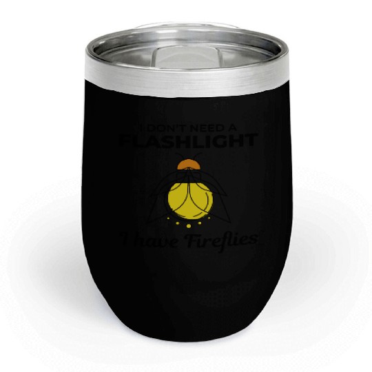Fireflies Firefly Lightning Bug Insect Collector Chill Wine Tumblers