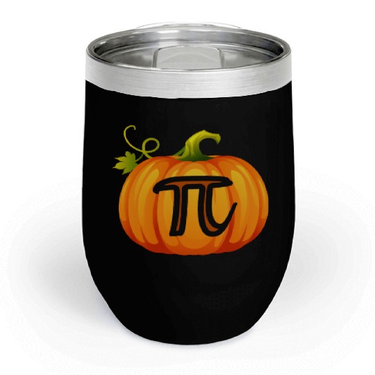 Pumpkin Pi Math Halloween Thanksgiving Pie Day Chill Wine Tumblers