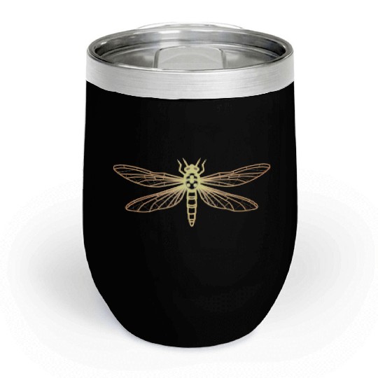 Moonlit Fireflies Chill Wine Tumblers