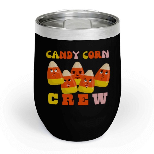 Candy Corn Crew Chill Wine Tumblers