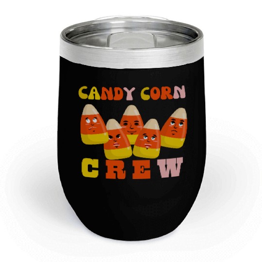 Candy Corn Crew Chill Wine Tumblers