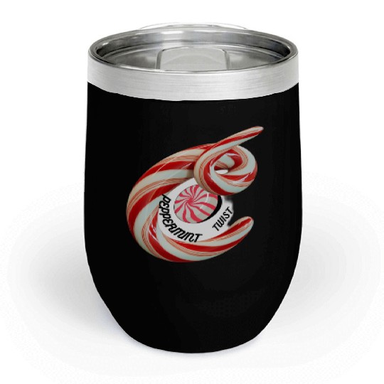 Peppermint Candy Chill Wine Tumblers
