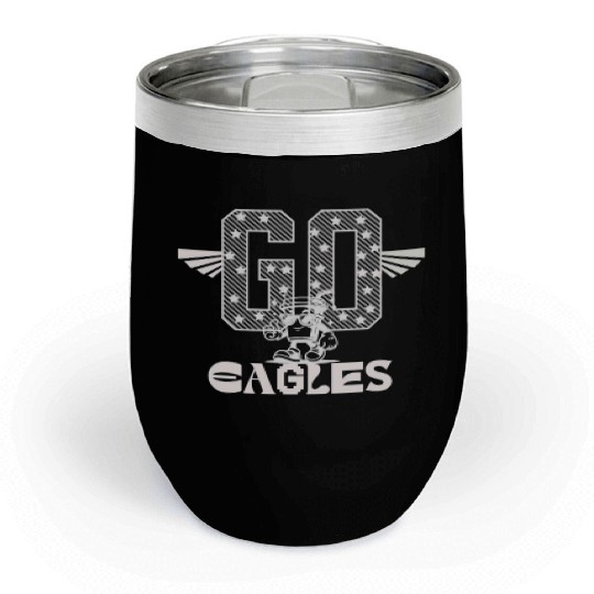 Go Wildcats Team Spirit Gift for Men, Women, Boys, Chill Wine Tumblers