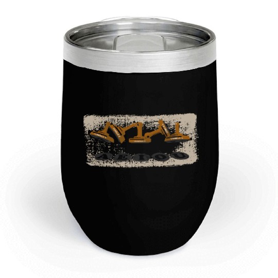 VOWELS aeiou School English Teacher Chill Wine Tumblers