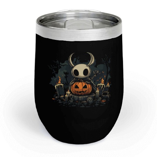 Spooky Hollow Knight Chill Wine Tumblers