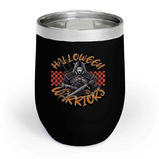 halloween warriors Chill Wine Tumblers