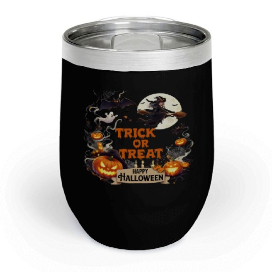 TRICK OR TREAT Chill Wine Tumblers