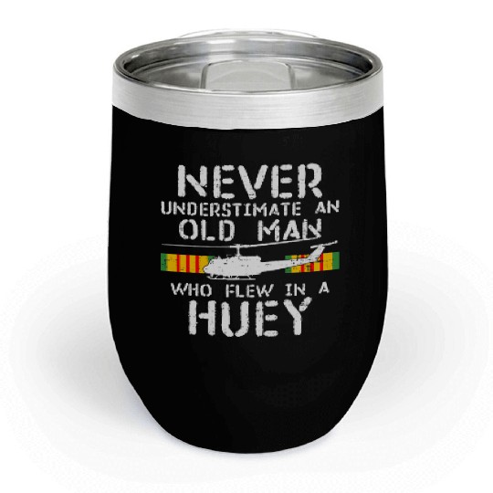 Sky Warriors: Huey Pilots of the Vietnam War Chill Wine Tumblers