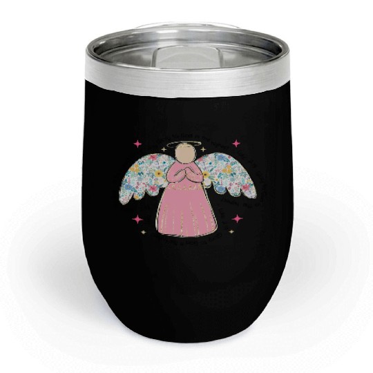 LUKE 2 19 GLORY TO GOD IN THE HIGHEST Chill Wine Tumblers