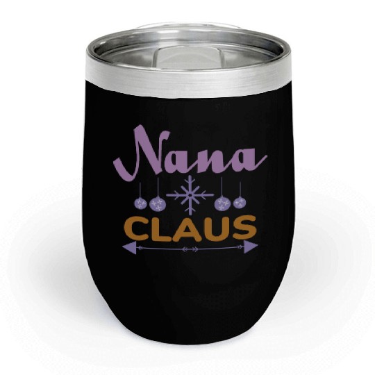 Nana Claus Chill Wine Tumblers