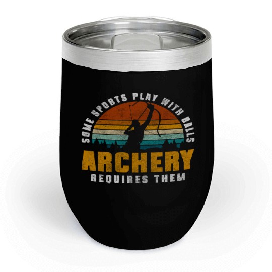 Archer Sports Bow Archery Bow Chill Wine Tumblers