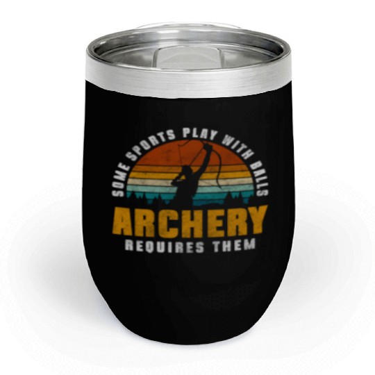 Archer Sports Bow Archery Bow Chill Wine Tumblers