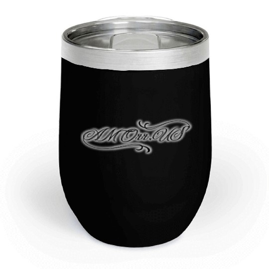 amorr.us fancy lettering Chill Wine Tumblers