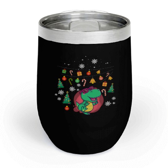 Train Christmas Ugly Chill Wine Tumblers Style for Kids