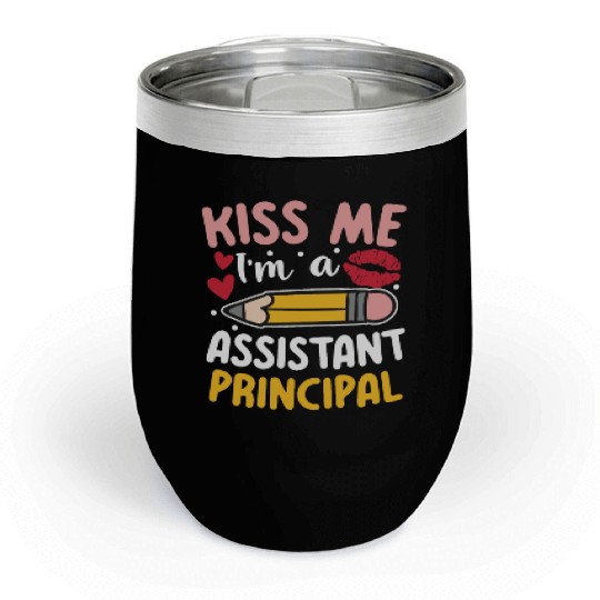 I'm An Assistant Principal for a School Counselor Chill Wine Tumblers