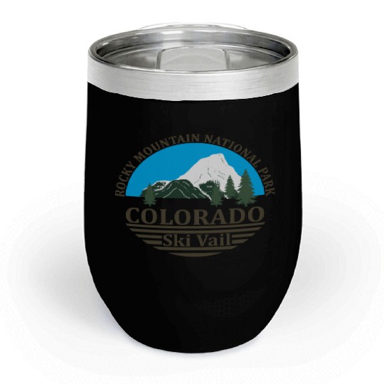 Vail Colorado ski resort Chill Wine Tumblers