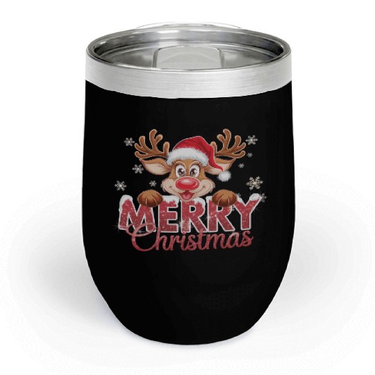 Gingerbread Christmas, Funny Christmas Chill Wine Tumblers