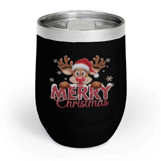 Gingerbread Christmas, Funny Christmas Chill Wine Tumblers