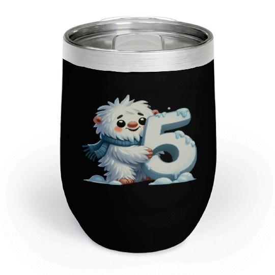 Merry Christmas, Christmas Retro Chill Wine Tumblers