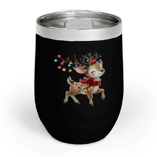 Gingerbread Christmas, Funny Christmas Chill Wine Tumblers