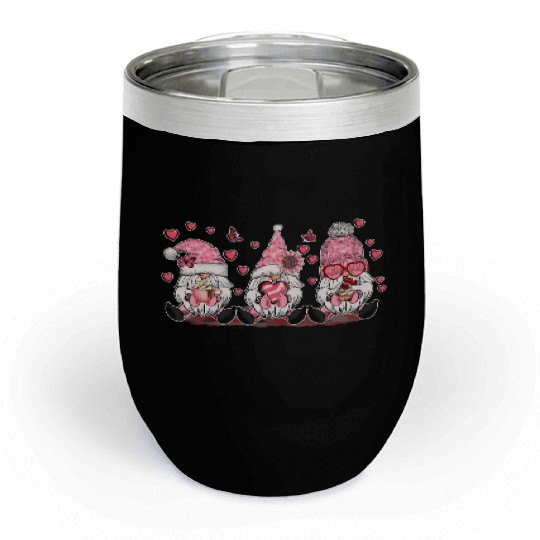 Gnomes Valentines Revelin Chill Wine Tumblers