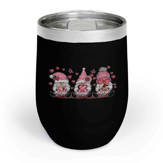 Gnomes Valentines Revelin Chill Wine Tumblers