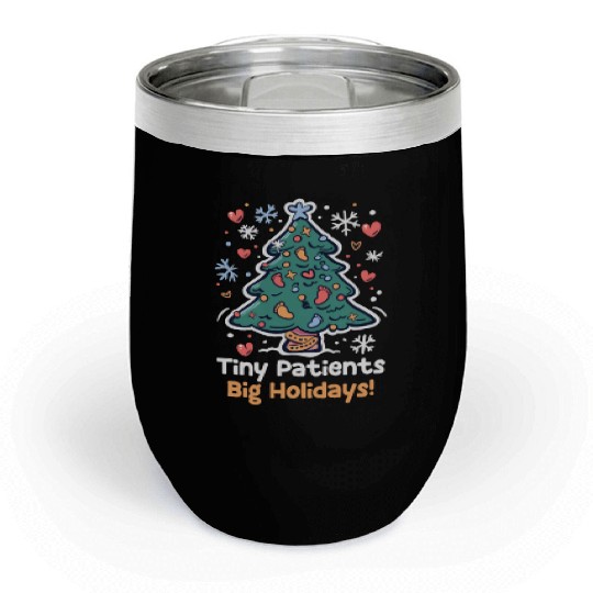 NICU Christmas Tiny Patients, Big Holidays! Chill Wine Tumblers