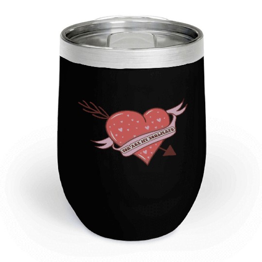 Valentines Day, Valentine Retro Chill Wine Tumblers