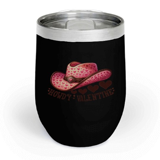 Valentines Cute, Valentine Day Chill Wine Tumblers