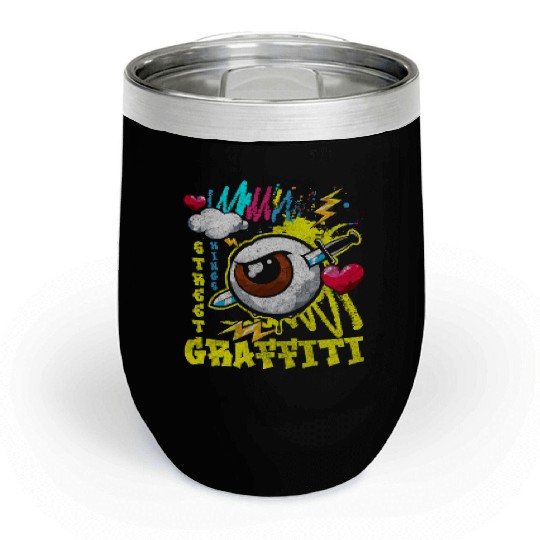 Sprayer Urban Streetwear Neon Chill Wine Tumblers