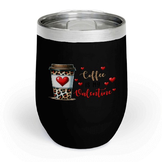 Valentines Day, Valentine Retro Chill Wine Tumblers