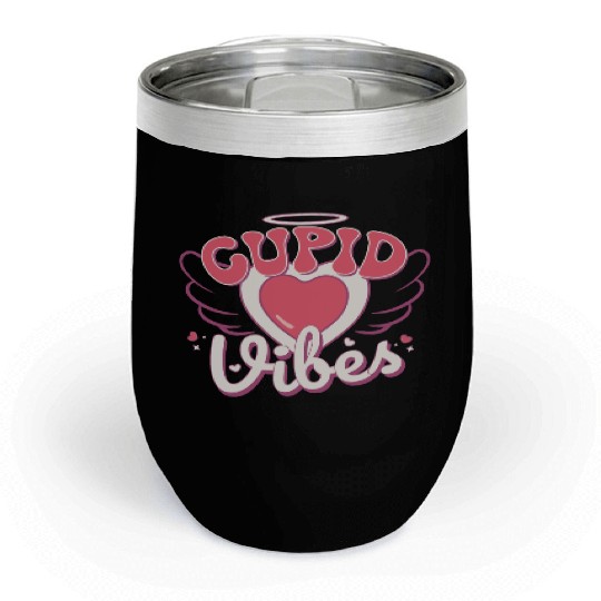 Valentine Day, Valentine Retro Chill Wine Tumblers