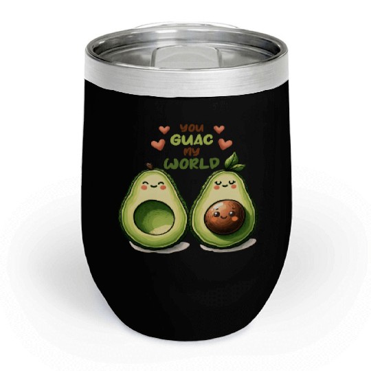 Valentines Cute, Valentine Retro Chill Wine Tumblers