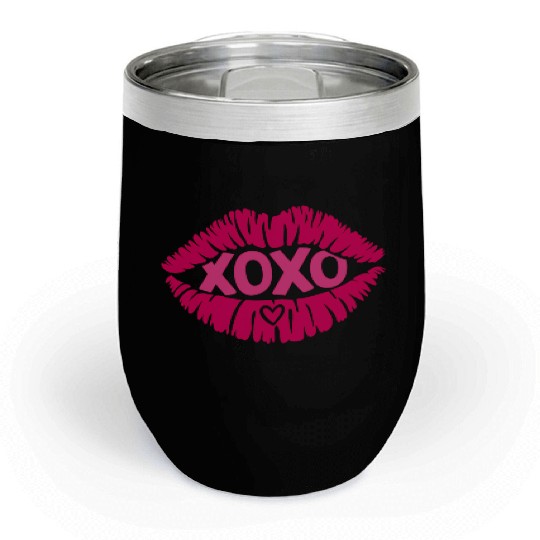XOXO Valentine Sublimation Chill Wine Tumblers