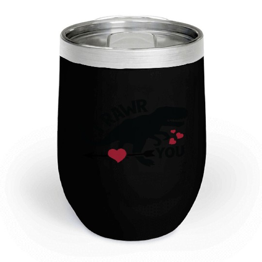 Valentines Day, Valentine Retro Chill Wine Tumblers