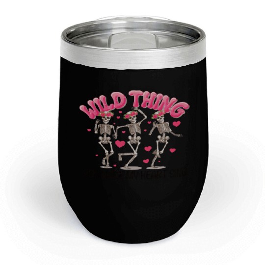 Valentine Day, Valentine Retro Chill Wine Tumblers