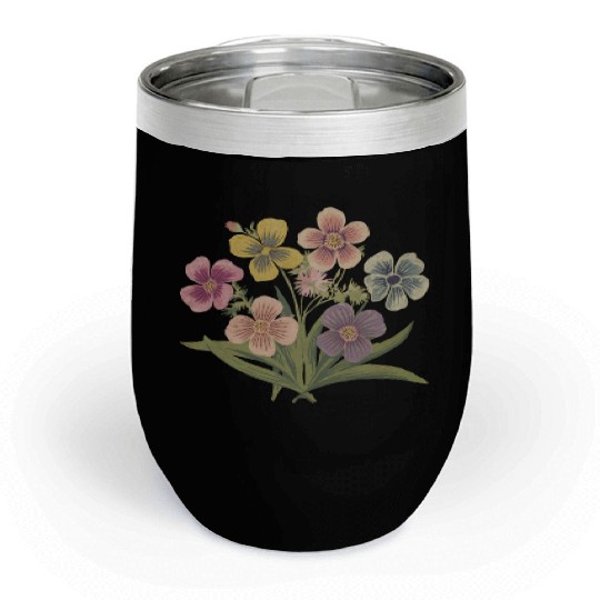 Wildflowers Chill Wine Tumblers