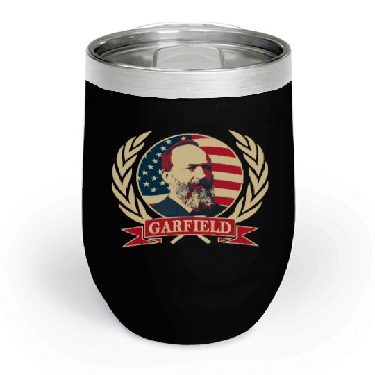President James Abraham Garfield Chill Wine Tumblers