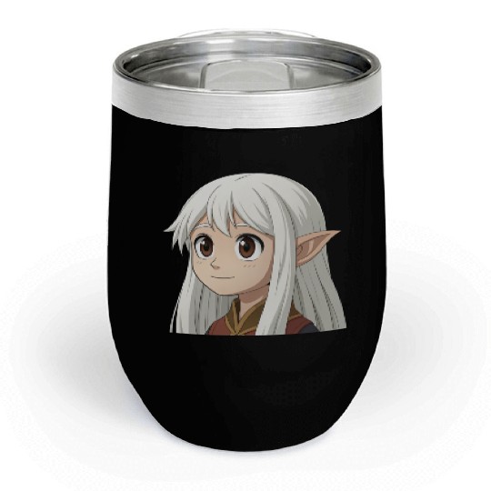 "Whispers of the Forest: Embracing Elven Majesty" Chill Wine Tumblers