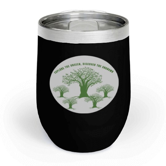 Green Tree Environmentalism Advocacy Chill Wine Tumblers