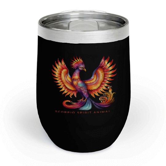 Scorpio Spirit Animal Phenix Alebrije Female Chill Wine Tumblers