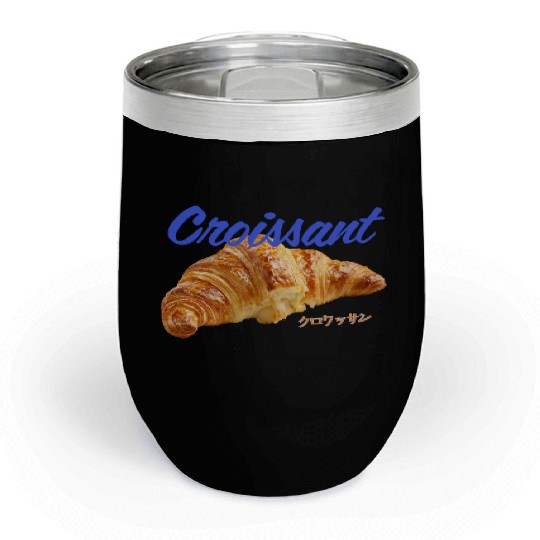 Croissant Lover Chill Wine Tumblers