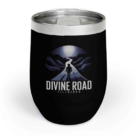 Divine Road, Modern Christian Chill Wine Tumblers