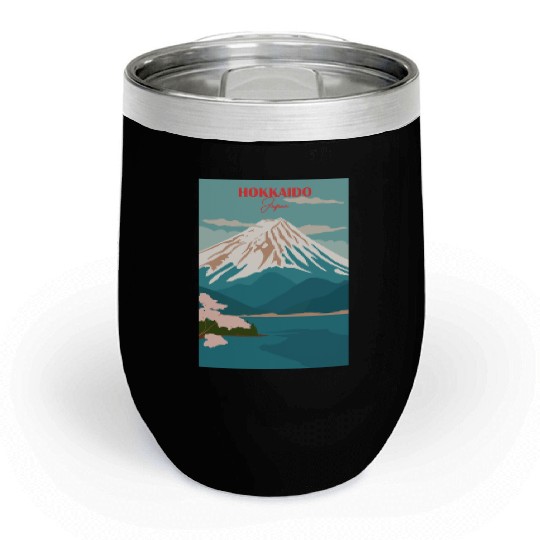 Hokkaido Japanese Mountain Chill Wine Tumblers