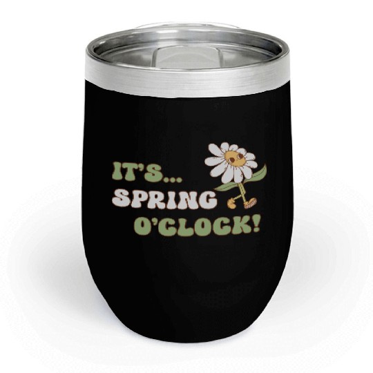 It's Spring o' clock! Floral Design Chill Wine Tumblers