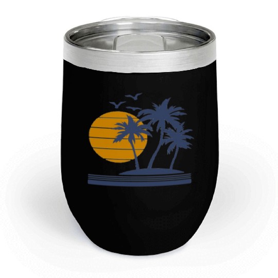 Beach Spring Break 2026 2k26 Summer Matching Group Chill Wine Tumblers