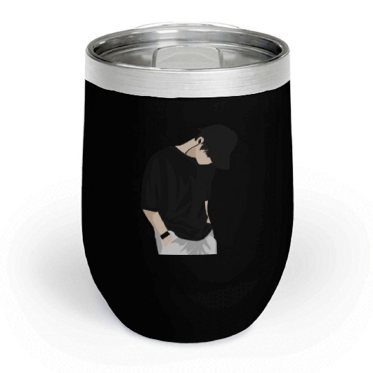 Minimalist Streetwear Vibes Chill Wine Tumblers