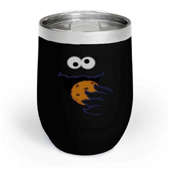 Sesame Street Costume Design Cookie Monster Chill Wine Tumblers